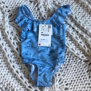 Zara Baby Swimsuit size 6-12 months and 6-7 years